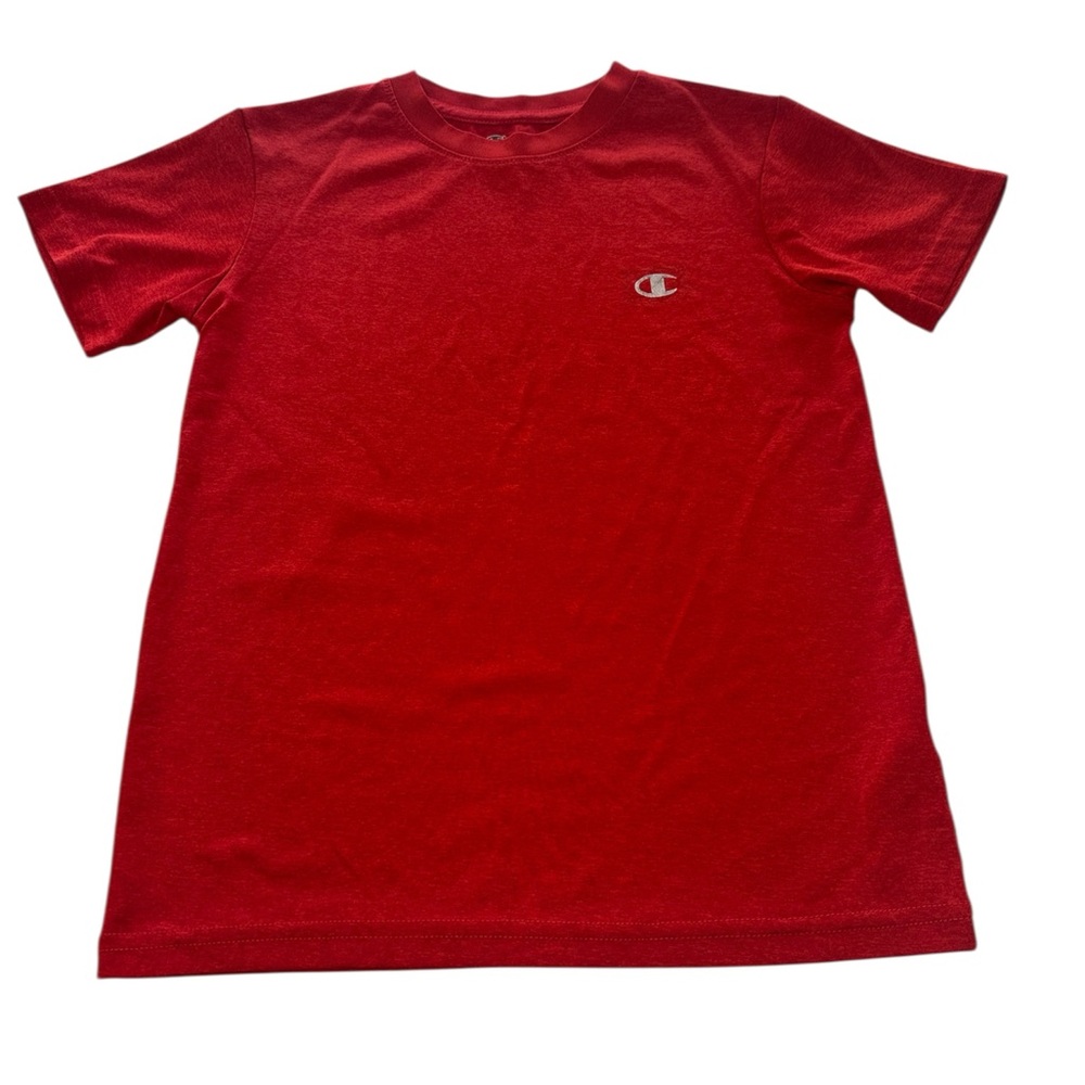 Champion Athletic T-Shirt Short Sleeve Powertrain Red Boys Size Small
